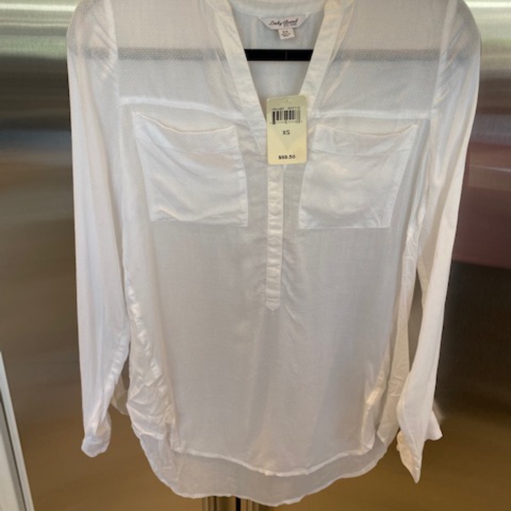 Beautiful White Blouse by Lucky Brand – NWT